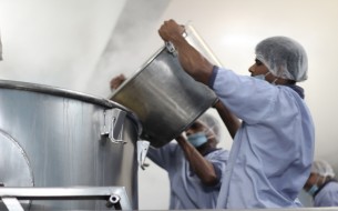 Akshaya Patra Kitchen In Vrindavan