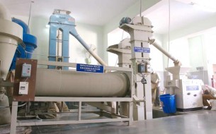 Kitchen equipment at Vrindavan
